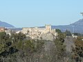 Vista del Castillo de Escalona y de la localidad