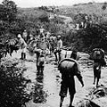 Image 36Force Publique soldiers in the Belgian Congo in 1918. At its peak, the Force Publique had around 19,000 Congolese soldiers, led by 420 Belgian officers. (from Democratic Republic of the Congo)