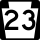 PA Route 23 Alternate Truck marker