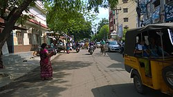 Road leading from R.R.Pet to Pathebada