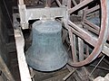 A bell hung for full-circle ringing