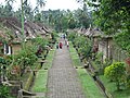 Gate houses marks the entrance to a private compound in this Balinese traditional village of Penglipuran.