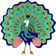 The green peacock was a former symbol of state