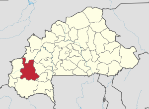 Location in Burkina Faso