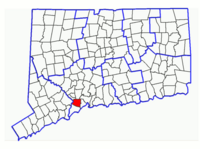 Location in Connecticut