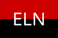 Bandera del Ejército de Liberación Nacional (ELN) (1962-1965).