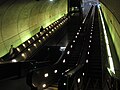 The escalator to street level at the Rosslyn Metro station is the fifth longest continuous span escalator in the D.C. metro system.[19]