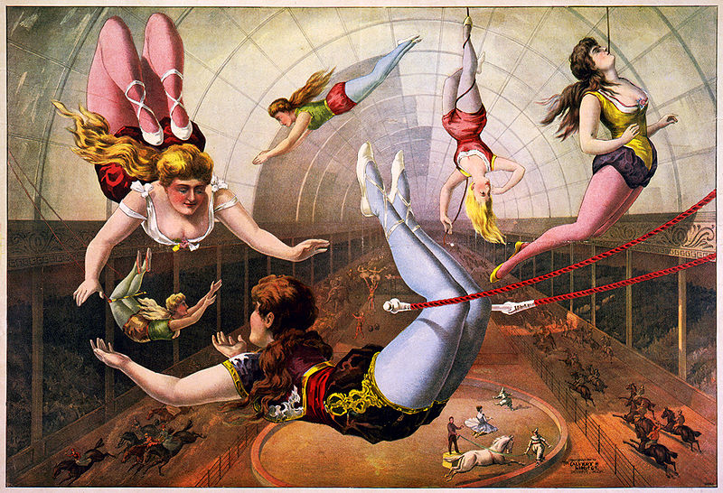 File:Trapeze Artists in Circus.jpg