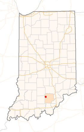 Location in the state of Indiana