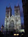 Westminster Abbey by night, 2009