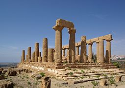 The Temple "D", Valle dei Templi, Agrigento, Sicily