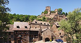 A view of Belcastel