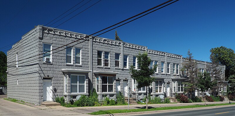 File:Concrete Block Rowhouses.jpg