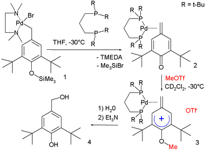 Methylene arenium ion