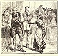 《Trial of Giles Corey》由查爾斯·史丹利·萊茵哈特（英語：Charles Stanley Reinhart）所繪，出自《A Popular History of the United States》第2卷，由斯克里布納之子公司出版，1878年，第459頁