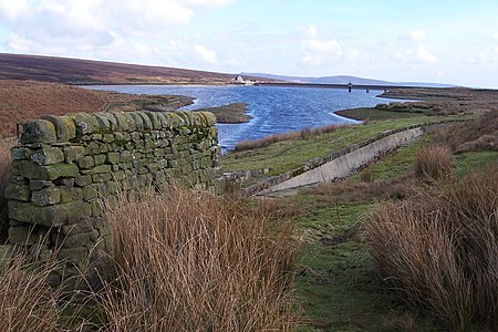 Upper Barden Reservoir in Barden Moor