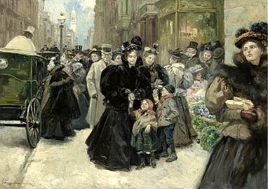 "Navidad en la Quinta Avenida" (1896)