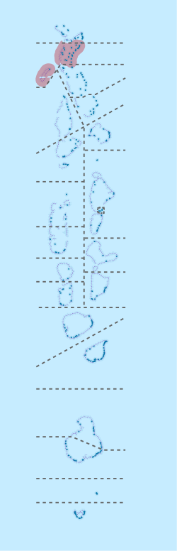 Location of Haa Dhaalu in Maldives