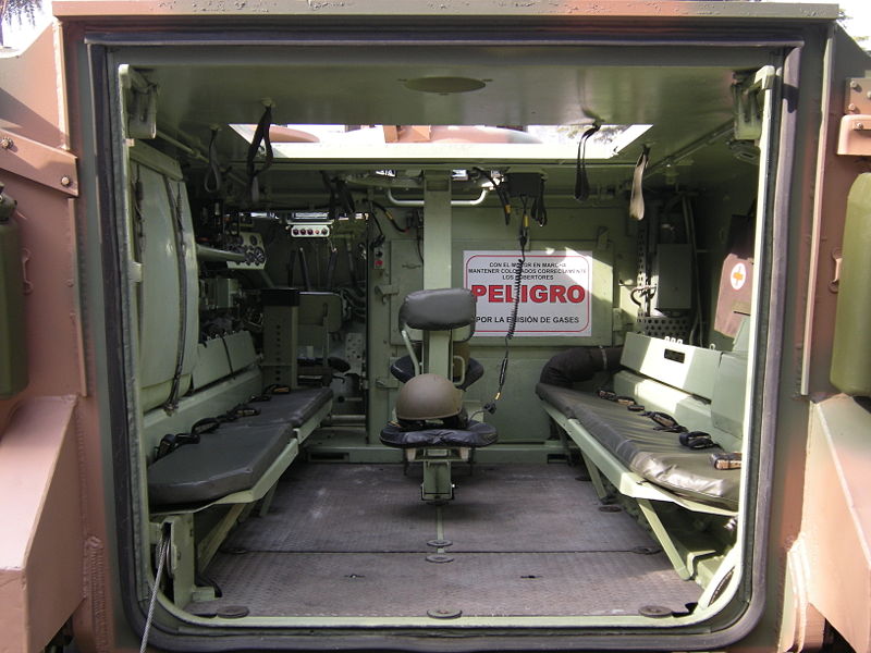 Archivo:Interior M-113 EA.JPG