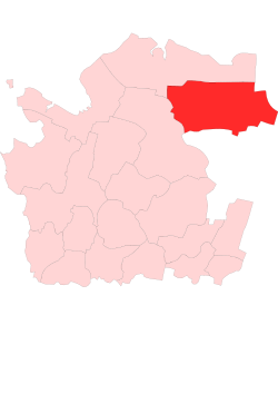 Location of Leshukonsky District within Arkhangelsk Oblast