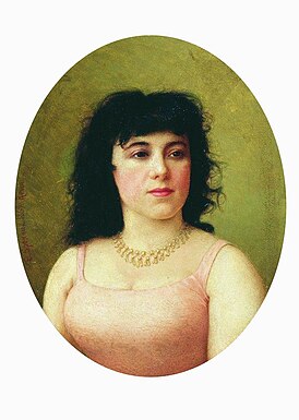 Ф. Бронников. Портрет итальянской балерины Вирджинии Цукки, 1889