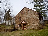 Mordecai Lincoln House on Lincoln Road in Lorane, Berks County, Pennsylvania. Mordecai Lincoln was the Great-Great-Grandfather of President Abraham Lincoln. Built 1733 by M. Lincoln and is about 10 miles from Daniel Boone's birthplace.