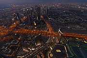 Night Dubai from Burj Khalifa