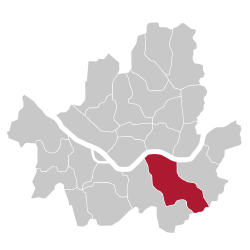 Location of Gangnam District in Seoul