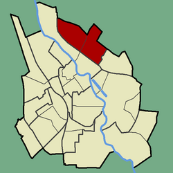 Location of Raadi-Kruusamäe in Tartu