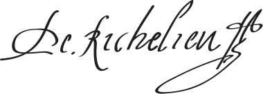 Файл:Cardinal Richelieu Signature.svg