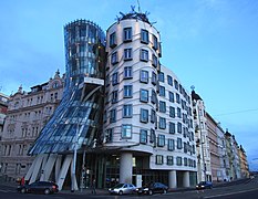 The Dancing House, Prague, Czech Republic.