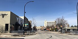 Downtown viewed from 2nd street