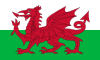 The flag of Wales