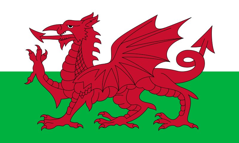 Archivo:Flag of Wales.svg