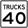 R2-2: Trucks speed limit