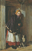 «У калитки» (1871), Н.Рачков