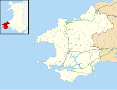 MV Sea Empress is located in Pembrokeshire