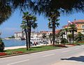 The promenade of Poreč (Croatia)