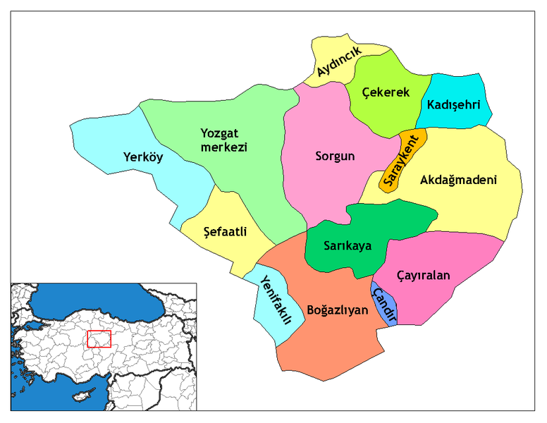 File:Yozgat districts.png