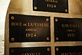 Burial vaults in the Caveau des Gouverneurs beaneath Cathédrale Saint-Louis-des-Invalides