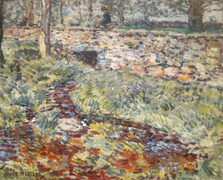 Childe Hassam: El puente de piedra (1912).