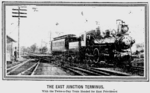 old locomotive with one passenger car attached