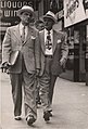 Insurance salesmen wear suits, hats, and patterned ties, Minneapolis, 1949.