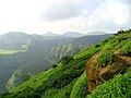 View of Western Ghats in Lonavala