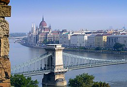 The Danube (pictured in Budapest), is the longest river in the European Union