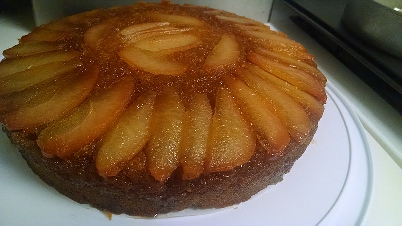 File:Pear Upside-Down Cake (26158091401).jpg