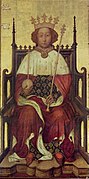 Oil-on-panel portrait of Richard II of England, mid-1390s