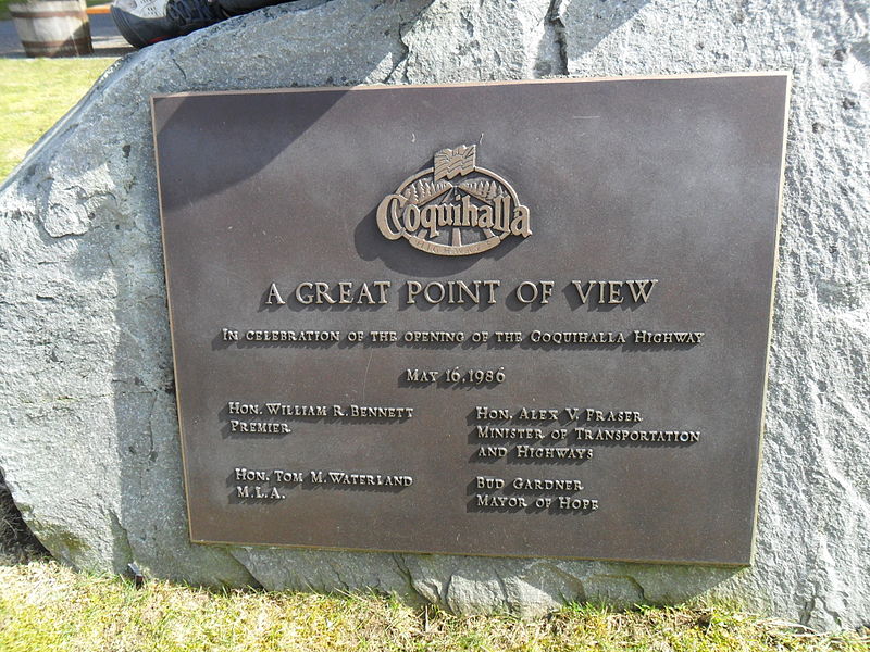 File:Coquihalla Highway Plaque.jpg