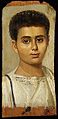 Roman-Egyptian funeral portrait of a young boy, Fayum mummy portraits