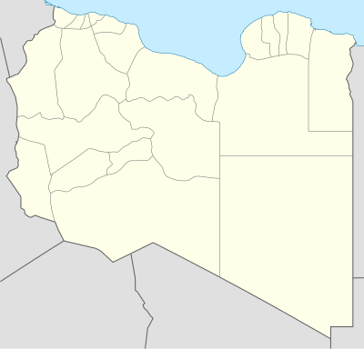 Mapa de localización de Libia